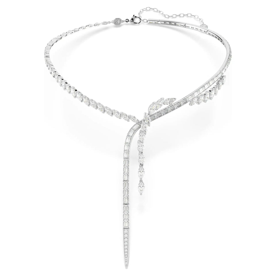 Swarovski Mesmera Silver Tone 'Y' Necklace
