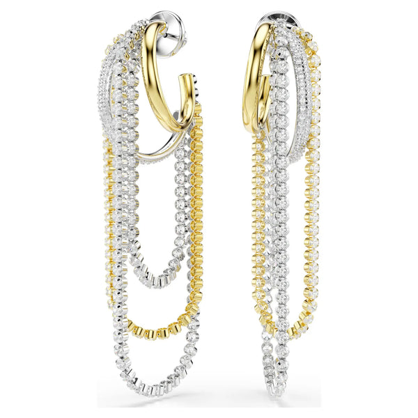 Swarovski Hyperbola Layered Long Drop Earrings