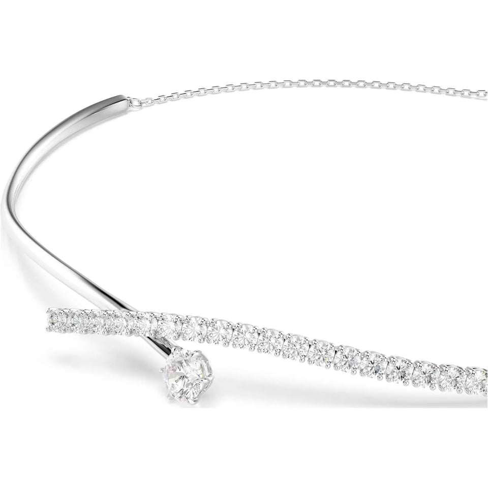 Swarovski Matrix Cross Over Necklace