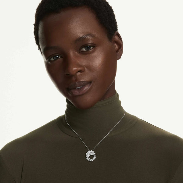 Swarovski Mesmera Marquise Cut Circle Necklace