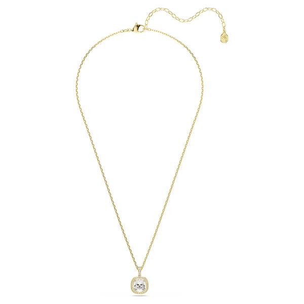 Swarovski Una Angelic Cushion Cut Gold Tone Necklace