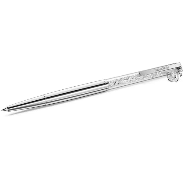 Swarovski Crystalline Silver Tone Swan Ballpoint Pen
