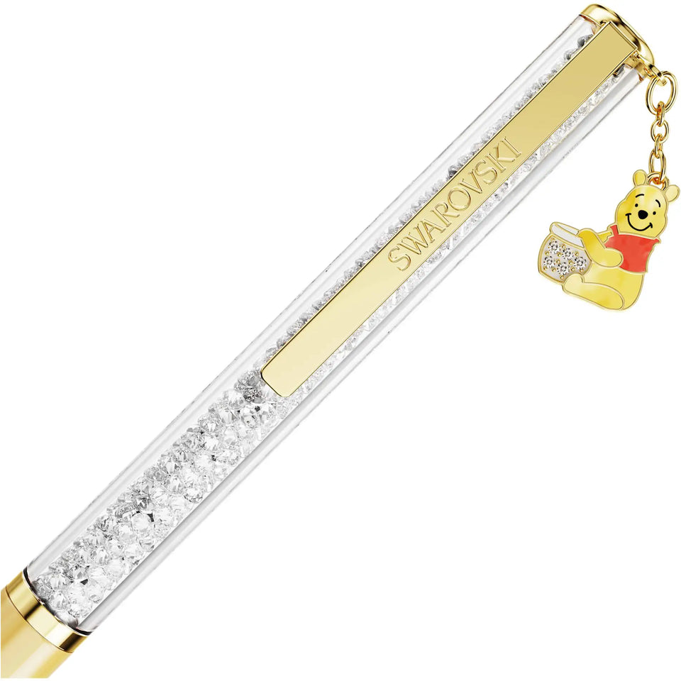Swarovski Crystalline Winnie the Pooh Inspired Gold Tone Ballpoint Pen