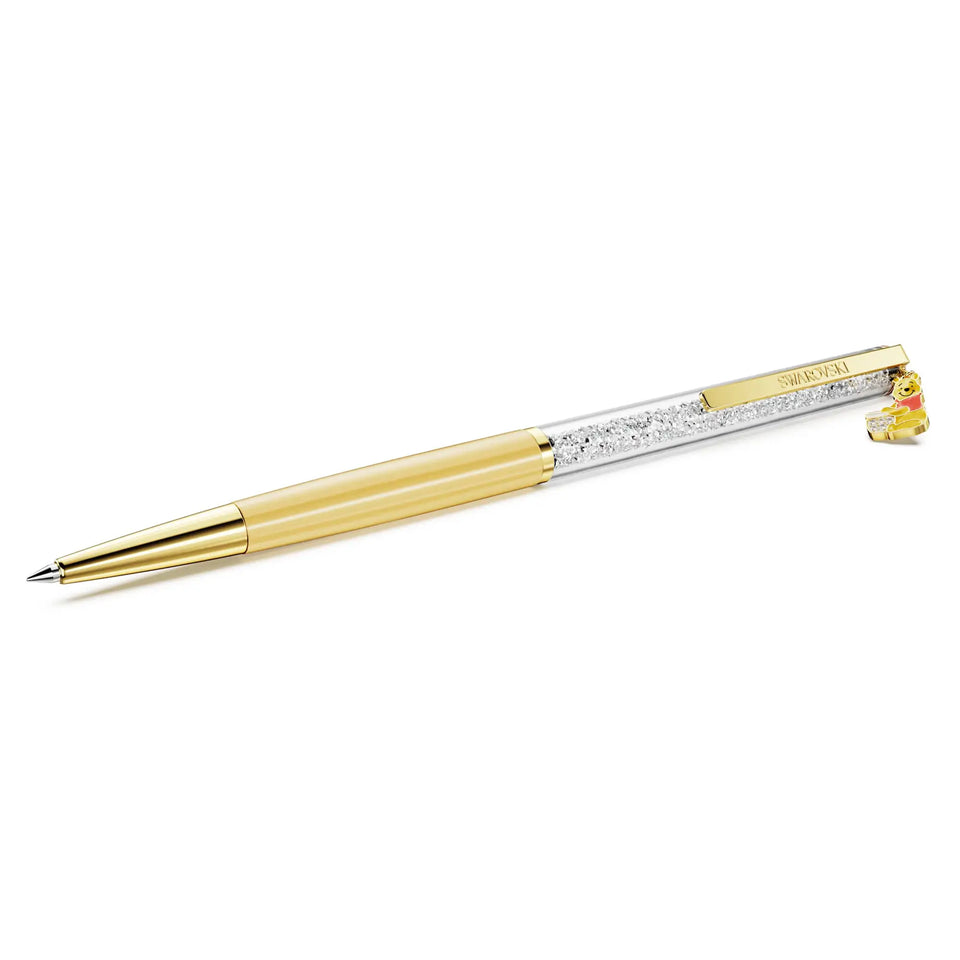 Swarovski Crystalline Winnie the Pooh Inspired Gold Tone Ballpoint Pen