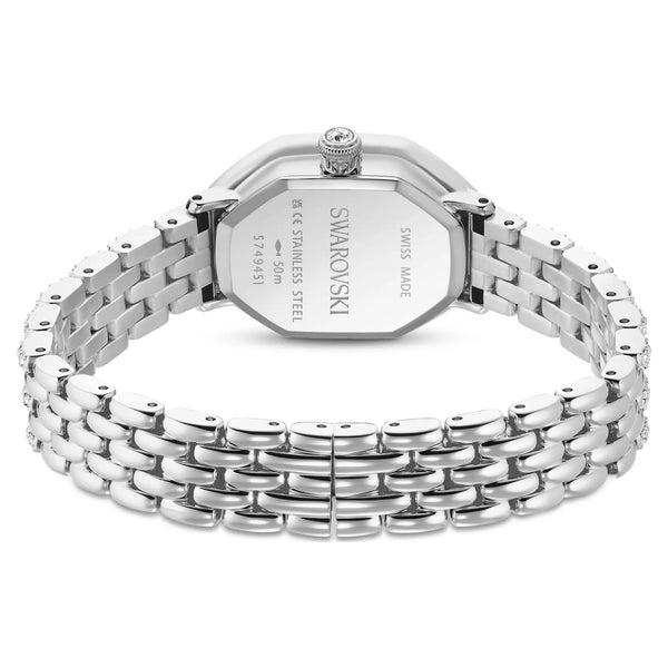 Swarovski Ladies Dextera Octagon Silver Tone Watch