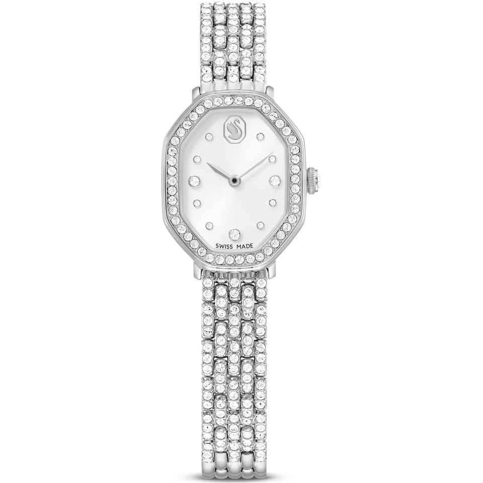 Swarovski Ladies Dextera Octagon Silver Tone Watch