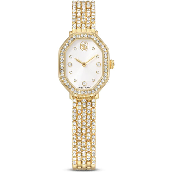 Swarovski Ladies Dextera Gold Tone Octagon Watch