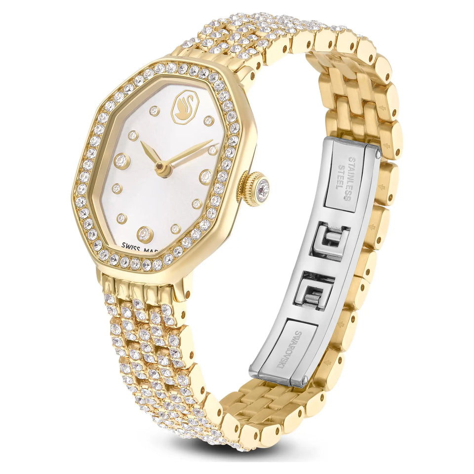 Swarovski Ladies Matrix Purple Crystal Bangle Watch
