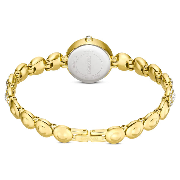 Swarovski Ladies Una Angelic Gold Tone Round Stone Watch