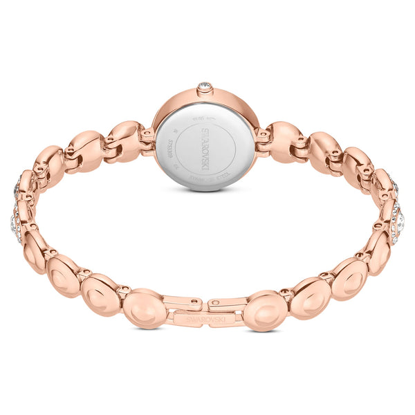 Swarovski Ladies Una Angelic Rose Gold Tone Round Stone Watch