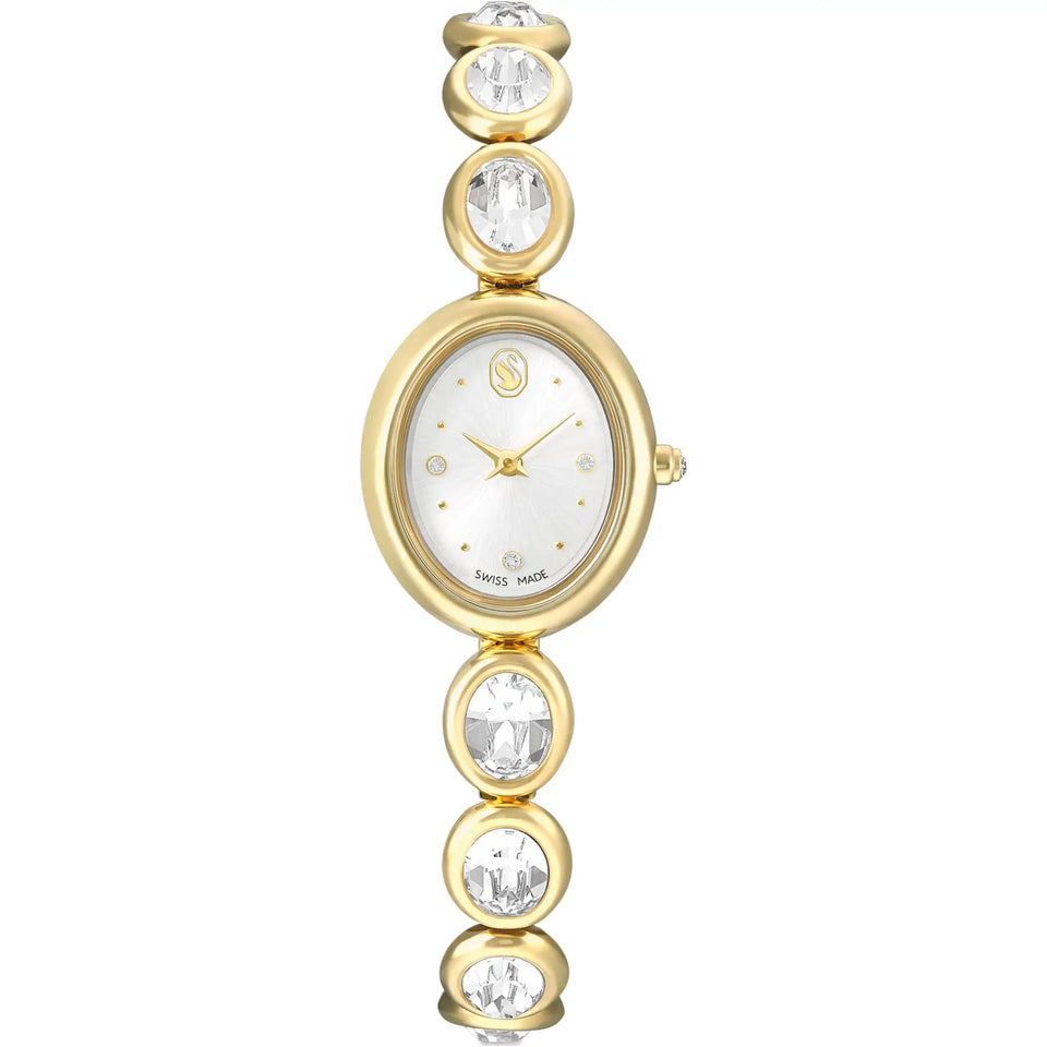Swarovski Ladies Imber Gold Tone Finish Oval Stone Watch