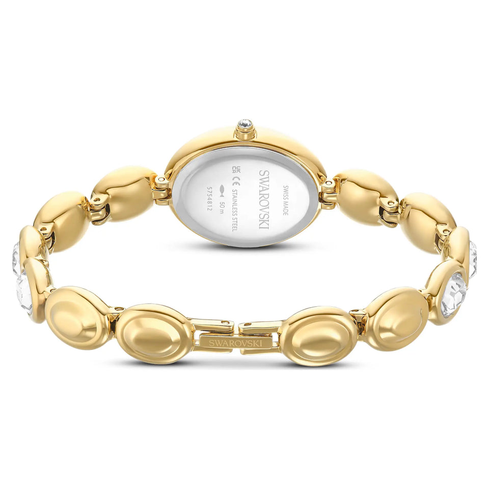 Swarovski Ladies Imber Gold Tone Finish Oval Stone Watch