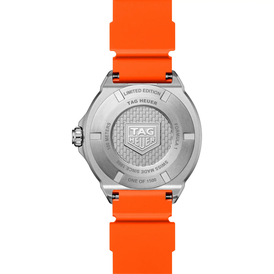 TAG Heuer Limited Edition Formula 1 Solargraph Solar Quartz Orange 38mm Watch