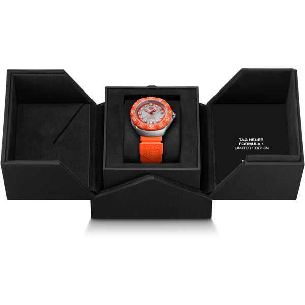 TAG Heuer Limited Edition Formula 1 Solargraph Solar Quartz Orange 38mm Watch