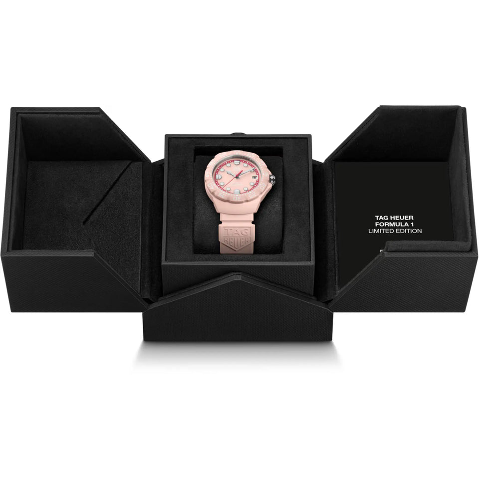 TAG Heuer Limited Edition FORMULA 1 Solargraph 38mm Pink Watch