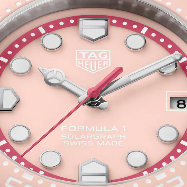 TAG Heuer Limited Edition FORMULA 1 Solargraph 38mm Pink Watch