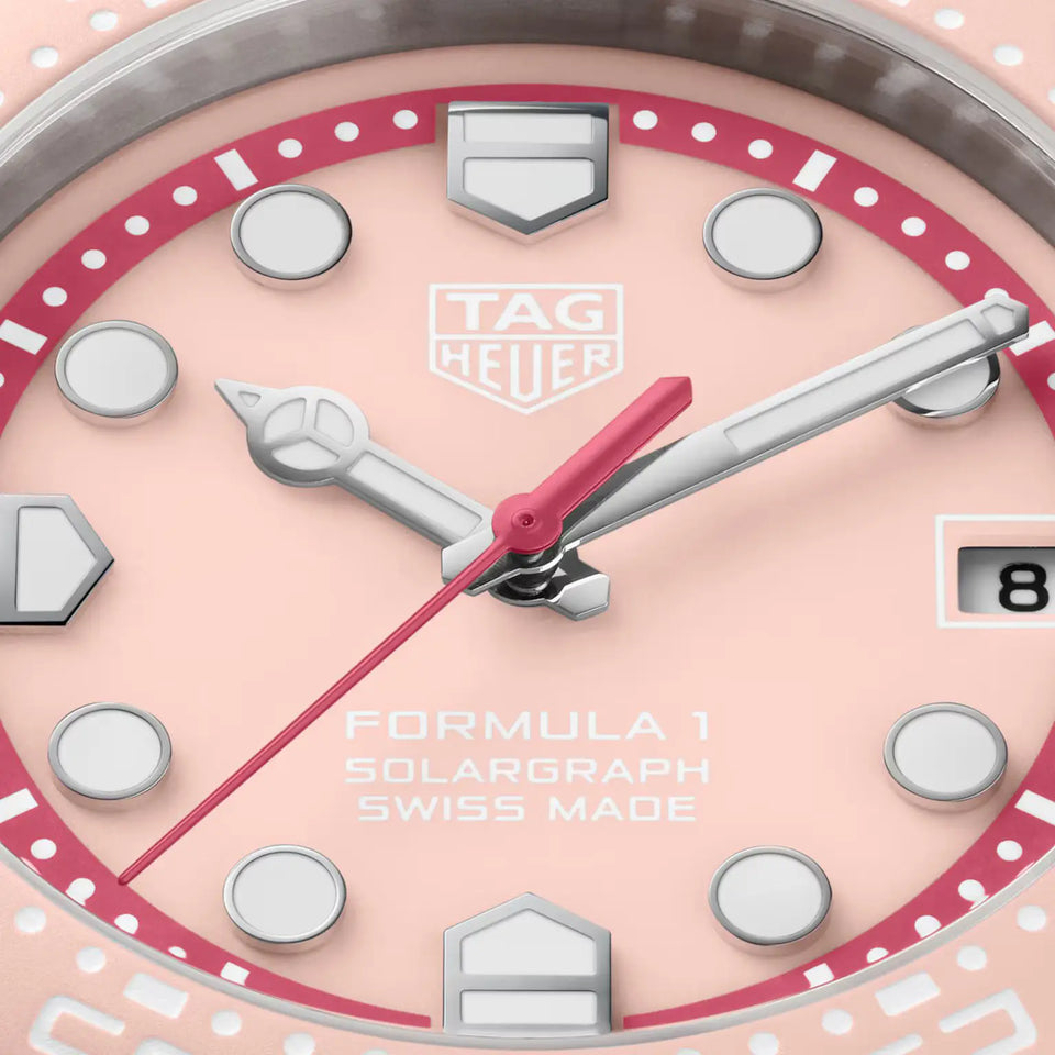 TAG Heuer Limited Edition FORMULA 1 Solargraph 38mm Pink Watch