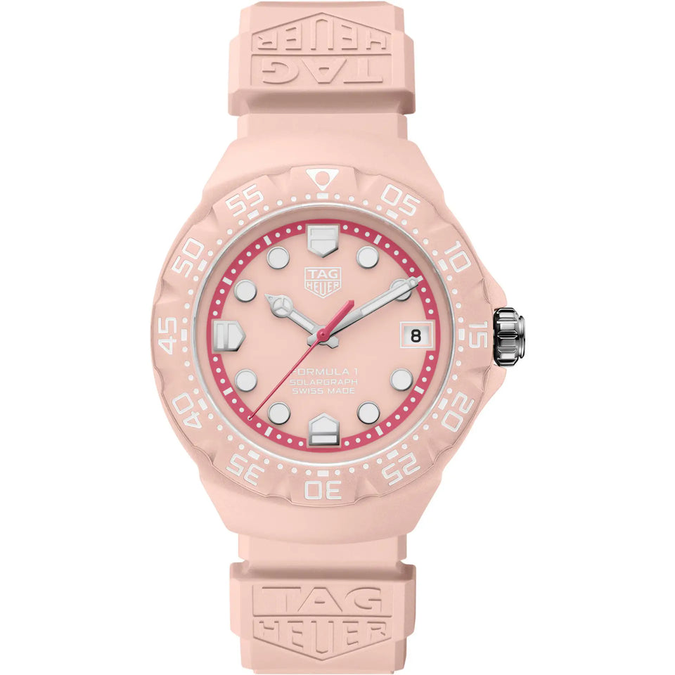 TAG Heuer Limited Edition FORMULA 1 Solargraph 38mm Pink Watch