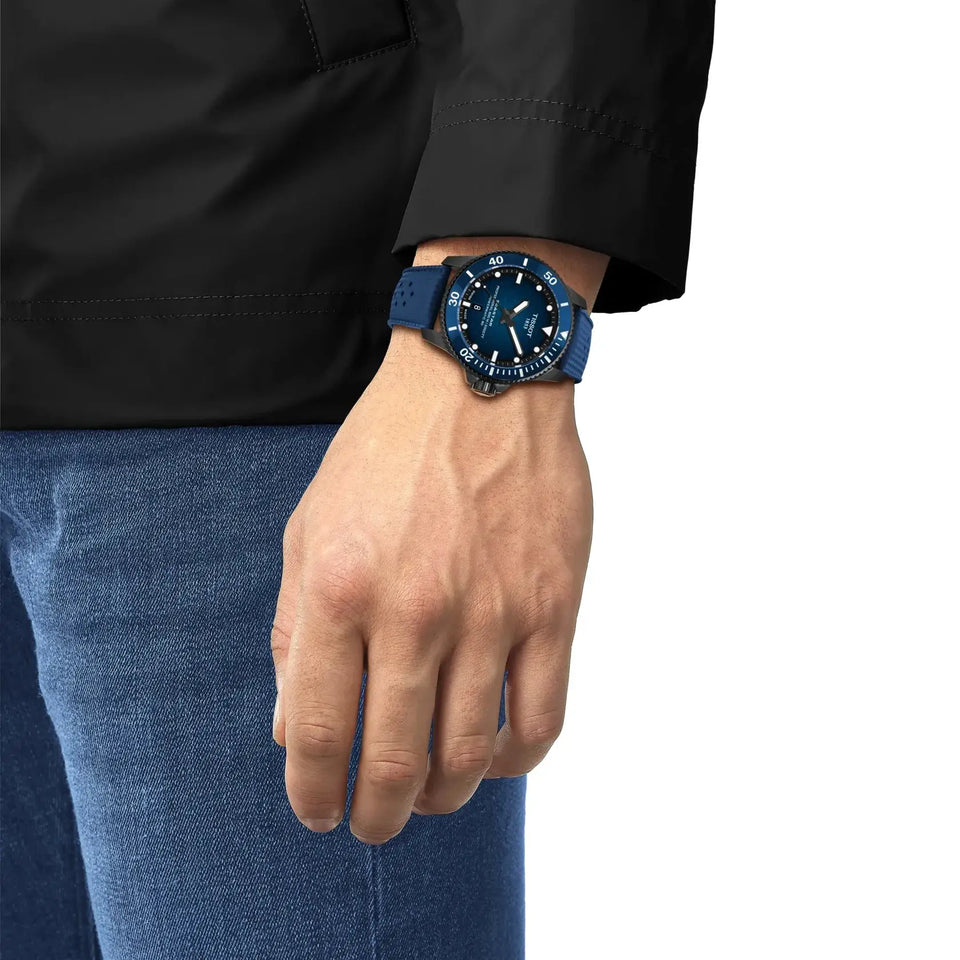 Tissot Men's Seastar 2000 44mm Blue Watch