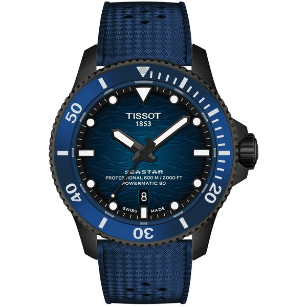 Tissot Men's Seastar 2000 44mm Blue Watch