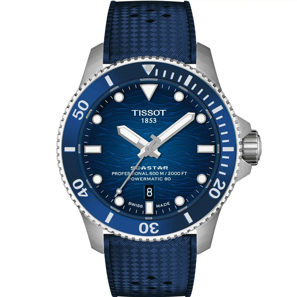 Tissot Men's Seastar 1000 Powermatic 80 Blue Watch