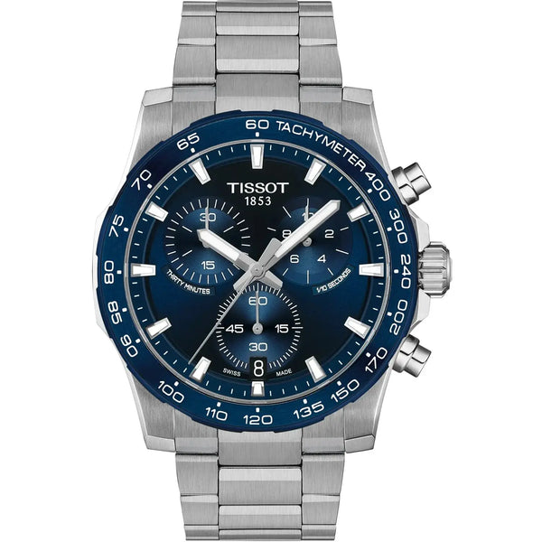 Tissot Men's Supersport Chronograph 42mm Quartz Navy Blue Watch