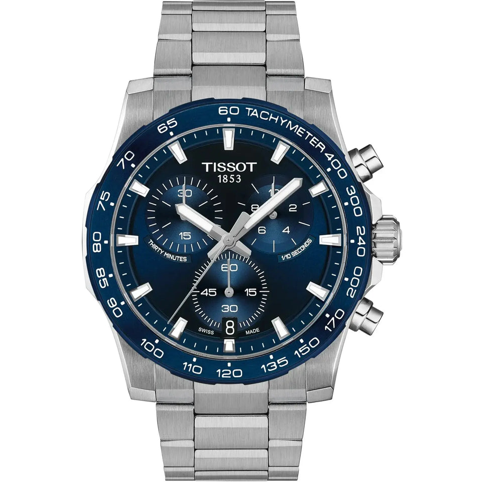 Tissot Men's Supersport Chronograph 42mm Quartz Navy Blue Watch