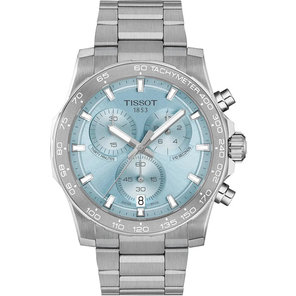 Tissot Men's Supersport Chronograph 42mm Quartz Ice Blue Watch