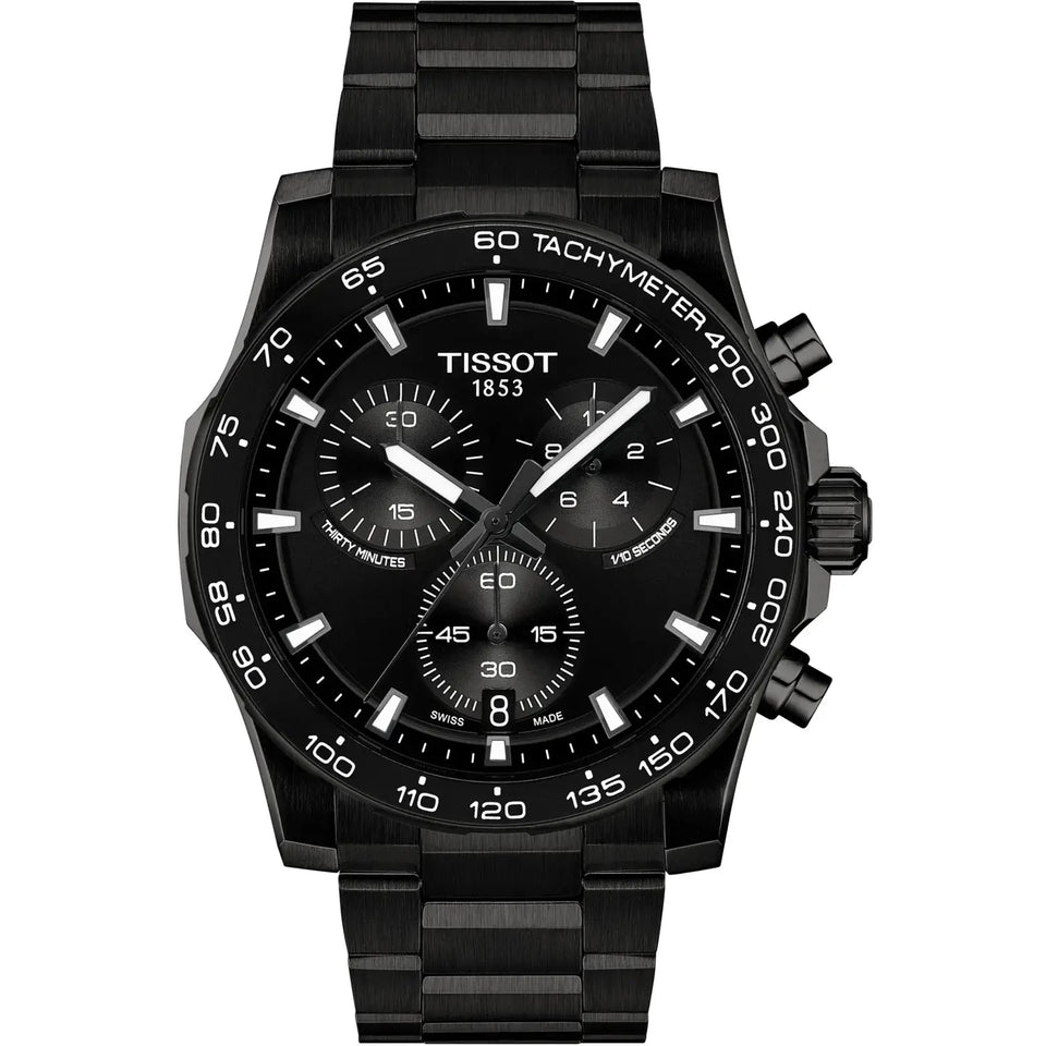 Tissot Men's Supersport Chronograph 42mm All Black Watch