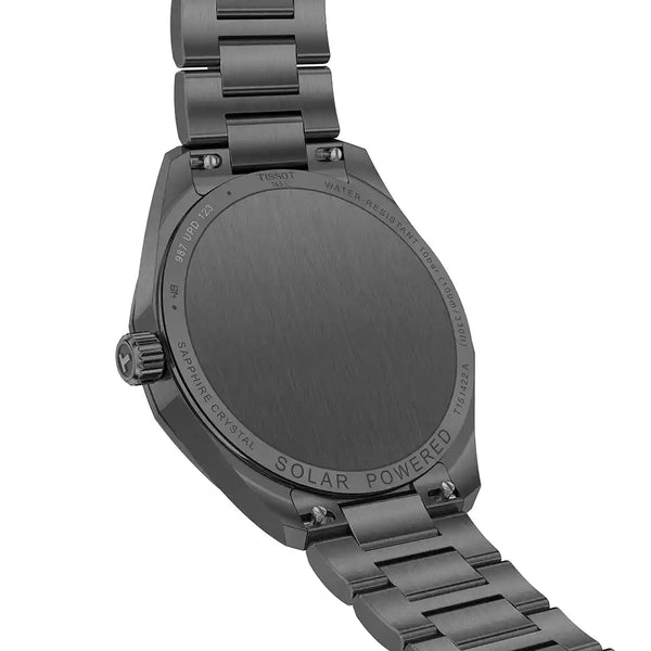 Tissot Men's PRC 100 Solar 39mm Anthracite Grey Watch