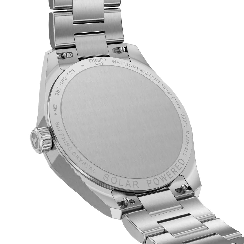 Tissot Unisex PRC 100 34mm Green Dial Solar Watch