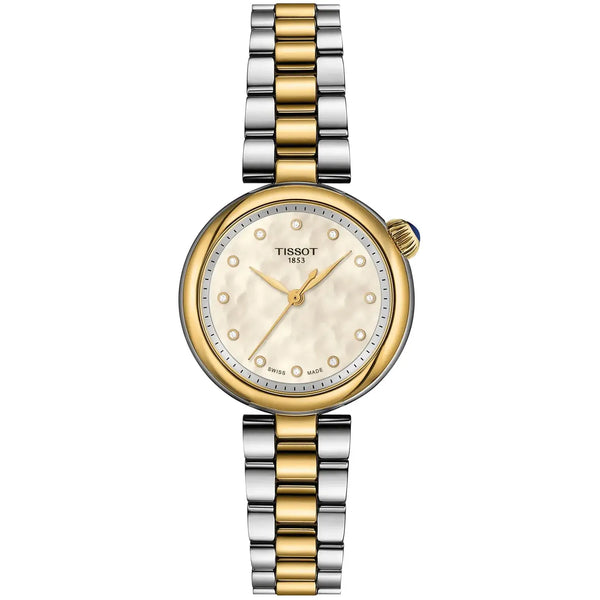 Tissot Ladies Desir 28mm Two Tone Diamond Set Watch
