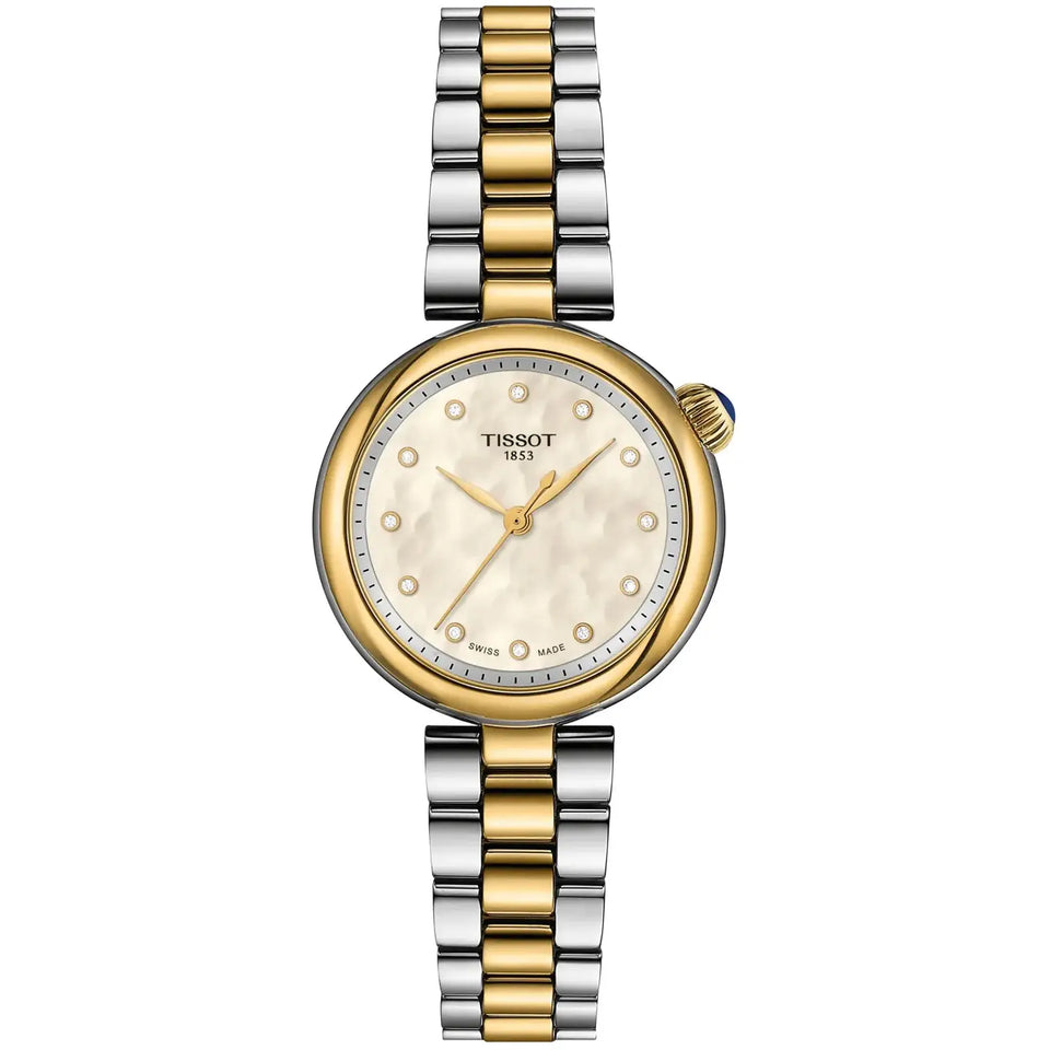 Tissot Ladies Desir 28mm Two Tone Diamond Set Watch