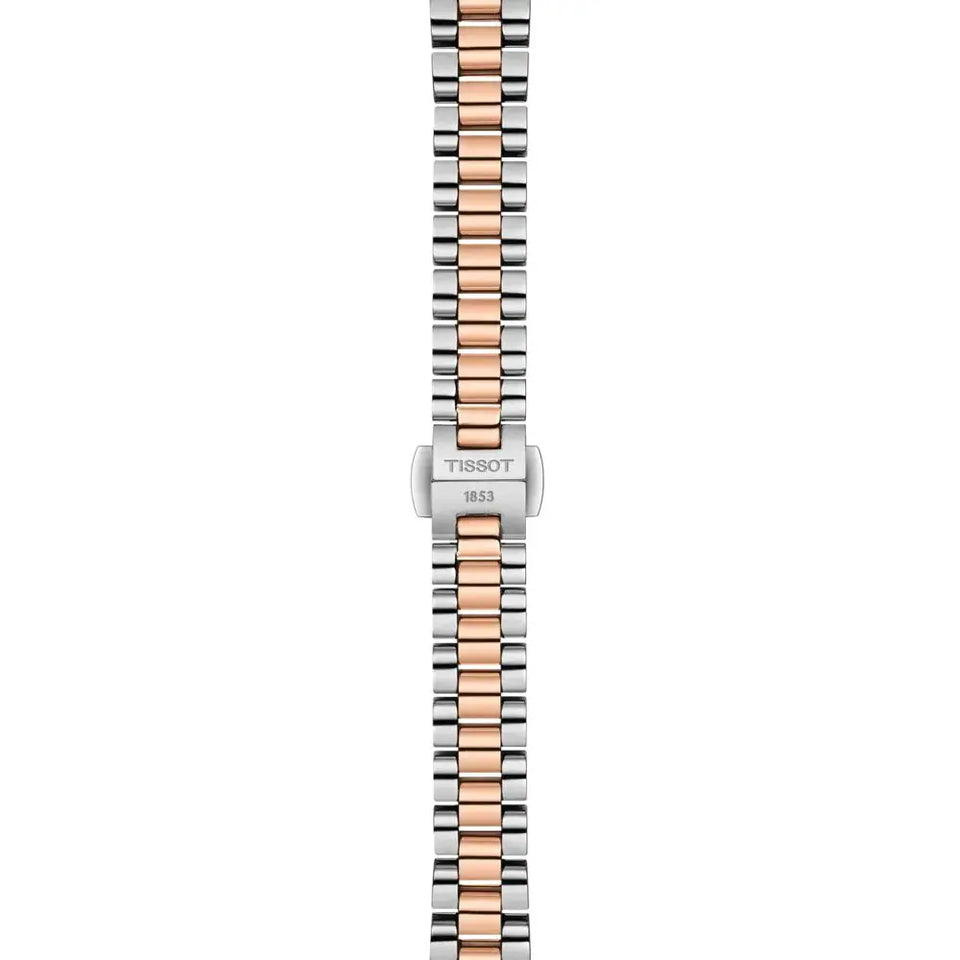 Tissot Ladies Desir 28mm Two Tone Rose Diamond Set Watch