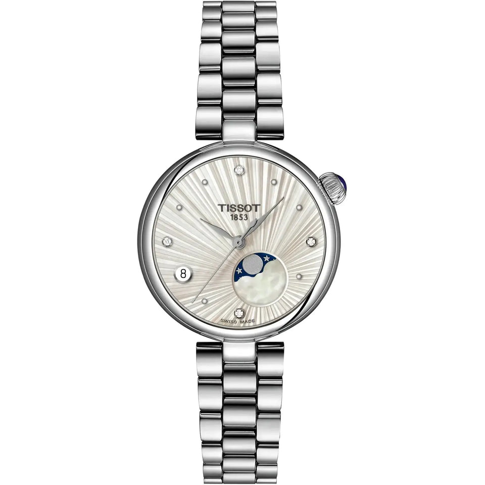 Tissot Ladies Desir 29.6mm Diamond Set Moonphase Quartz Watch