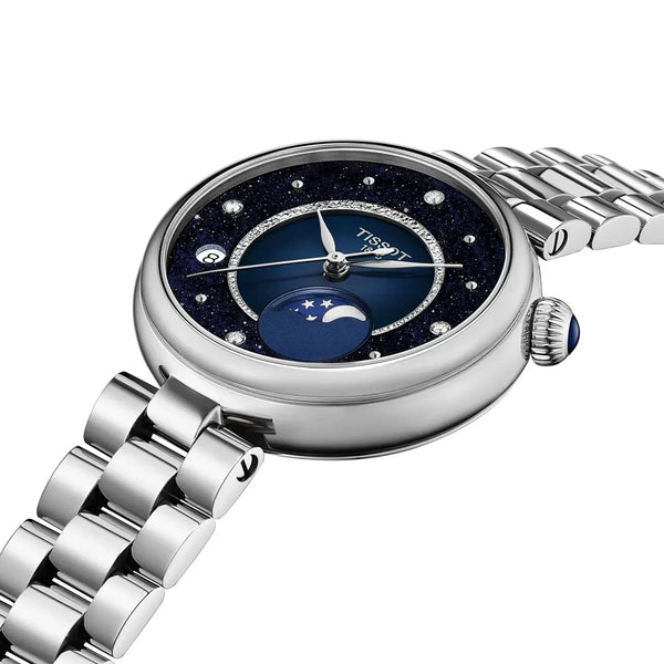 Tissot Ladies Desir 29.6mm Diamond Set Moonphase Watch