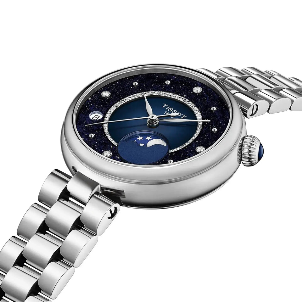 Tissot Ladies Desir 29.6mm Diamond Set Moonphase Watch