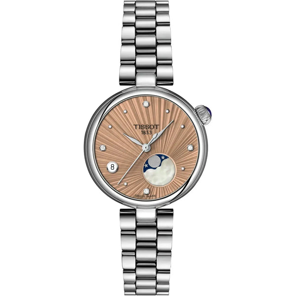 Tissot Ladies Desir 29.6mm Diamond Set Moonphase Watch