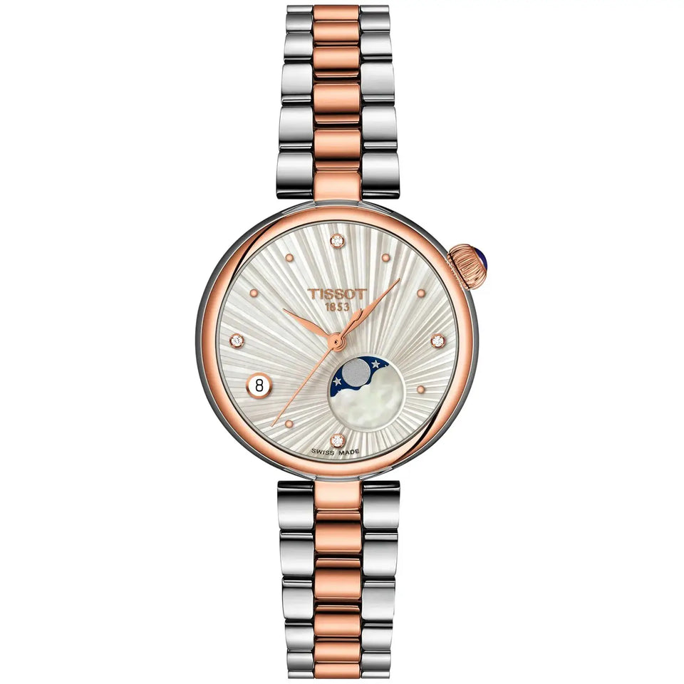 Tissot Ladies Desir 29.6mm Diamond Moonphase Watch