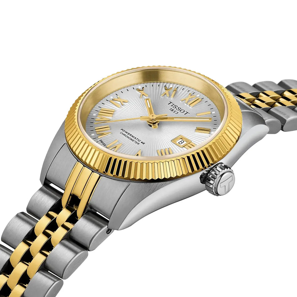 Tissot Ladies Ballade Two Tone 30mm COSC Certified Watch