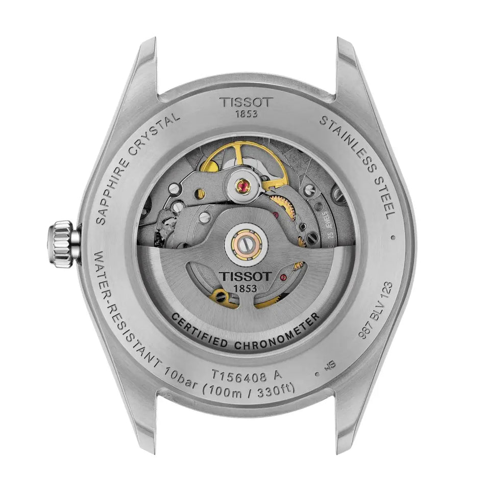 Tissot Men's Ballade 39mm COSC Certified Ice Blue Watch