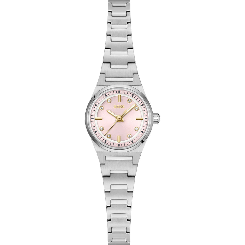 BOSS Ladies Candor Gracey Pink Dial Bracelet Watch