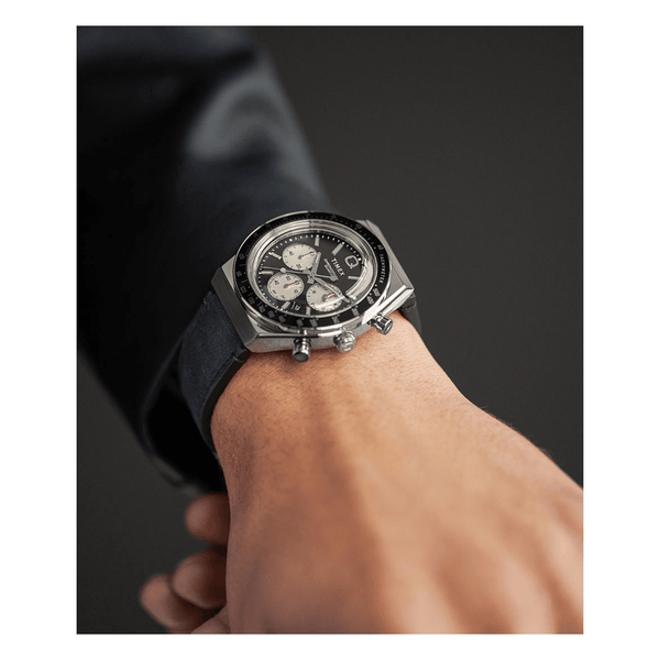 Timex Q Timex Chronograph 40mm Leather Strap Watch
