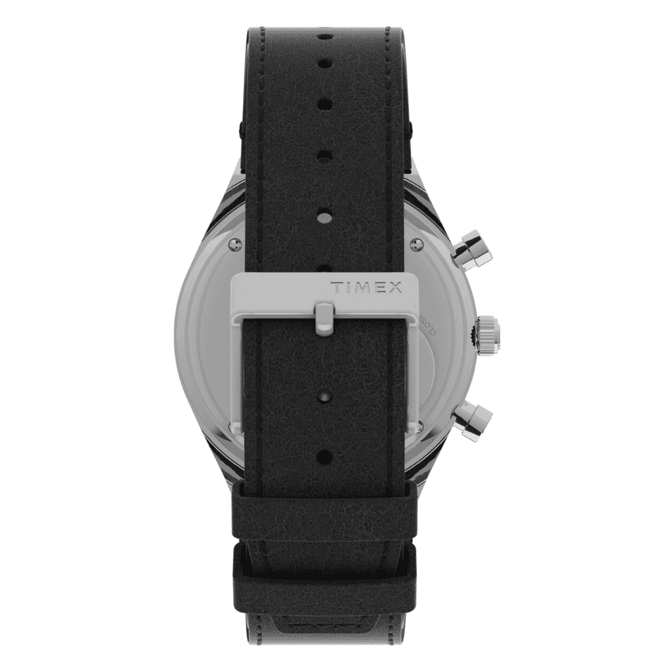 Timex Q Timex Chronograph 40mm Leather Strap Watch