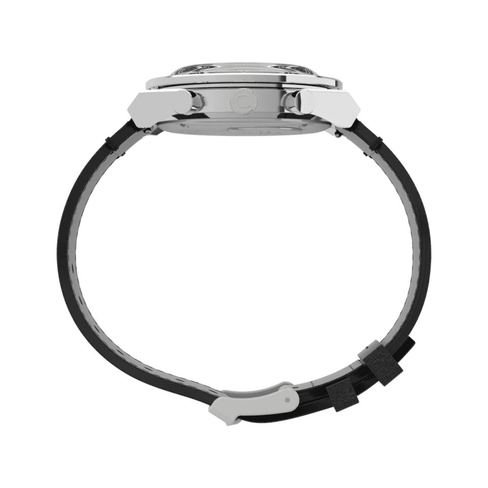 Timex Q Timex Chronograph 40mm Leather Strap Watch