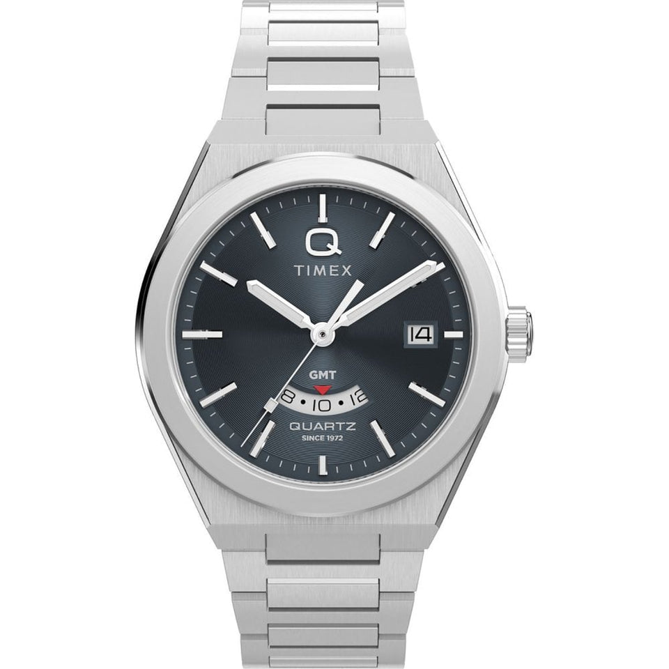 Timex Q Timex Continental GMT Black Dial 39mm Watch