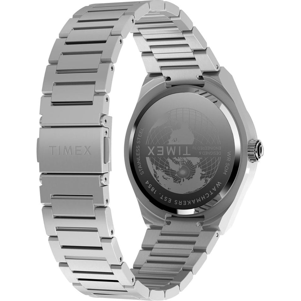 Timex Q Timex Continental GMT Black Dial 39mm Watch