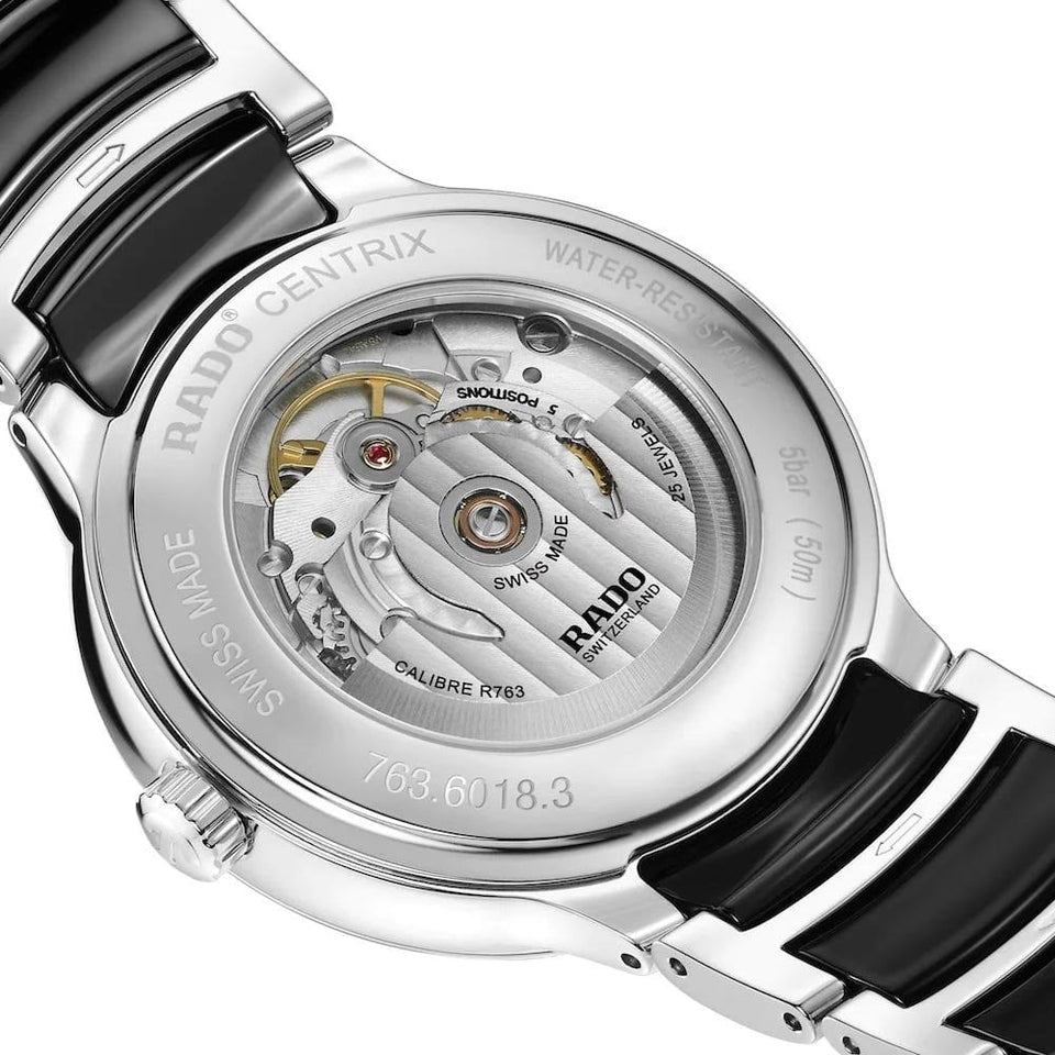 RADO Centrix Diamonds 39.5mm Steel/Ceramic Automatic Watch