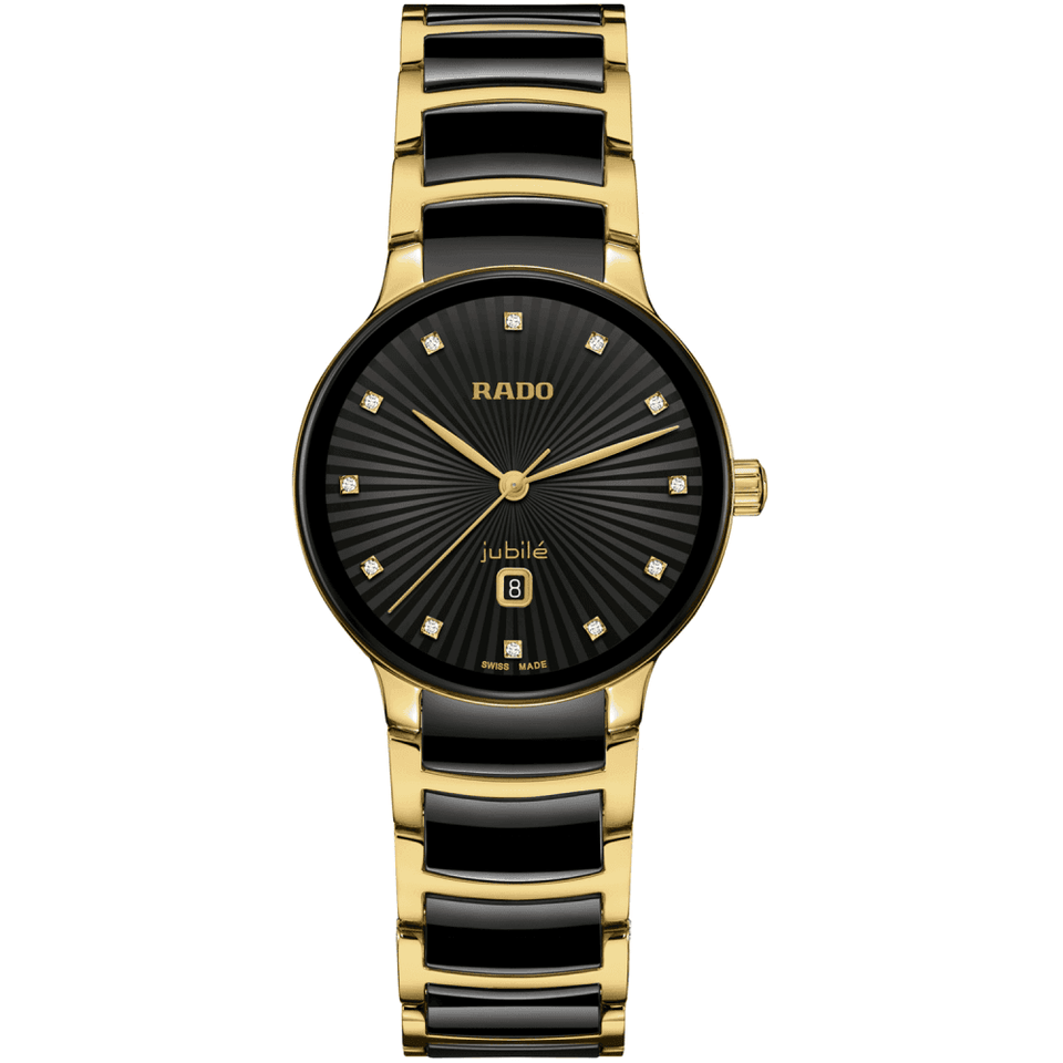 RADO Centrix Ladies 30.5mm Jubilee Diamond Two Tone Watch