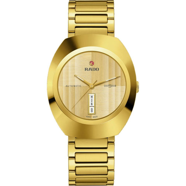 RADO DIASTAR Original Gold Tone 38mm Automatic Watch